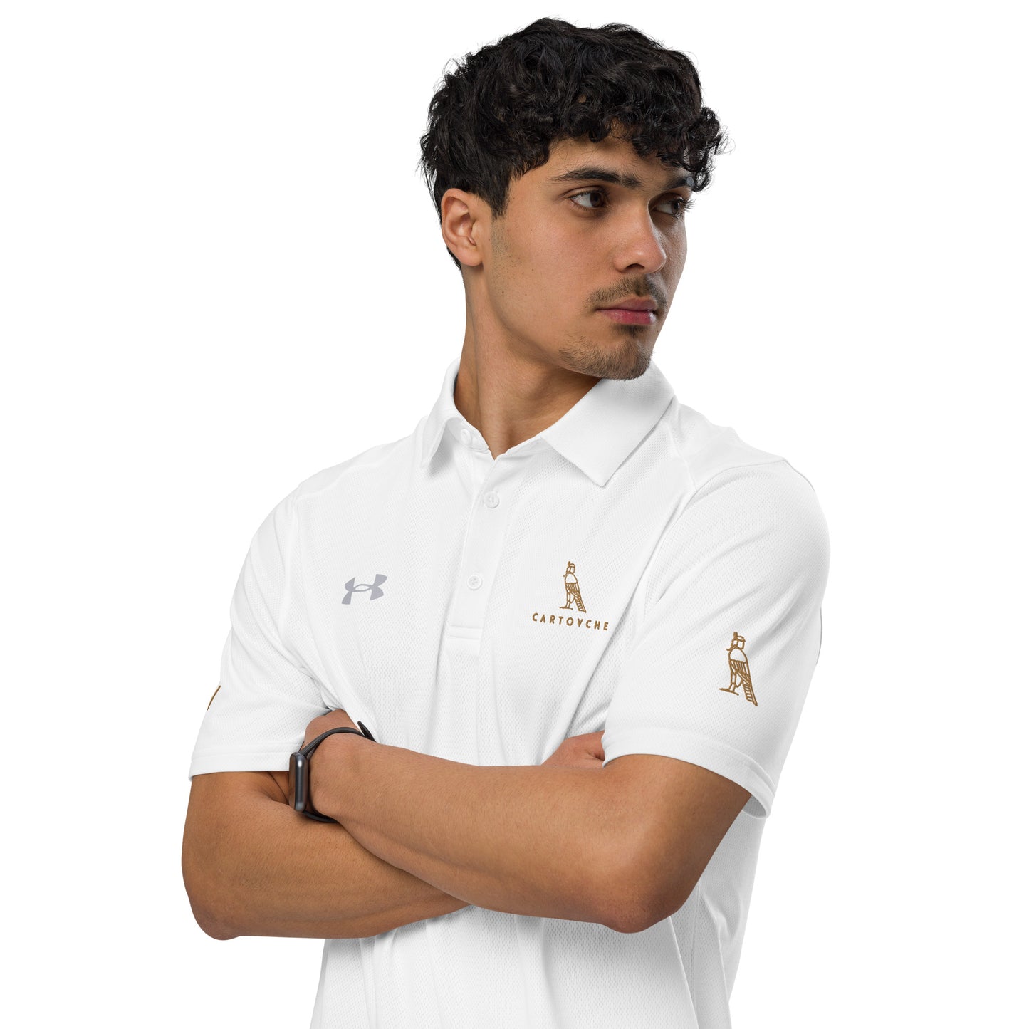 Under Armour® x Cartouche Men's Polo Shirt - Horus + Cartouche Logos