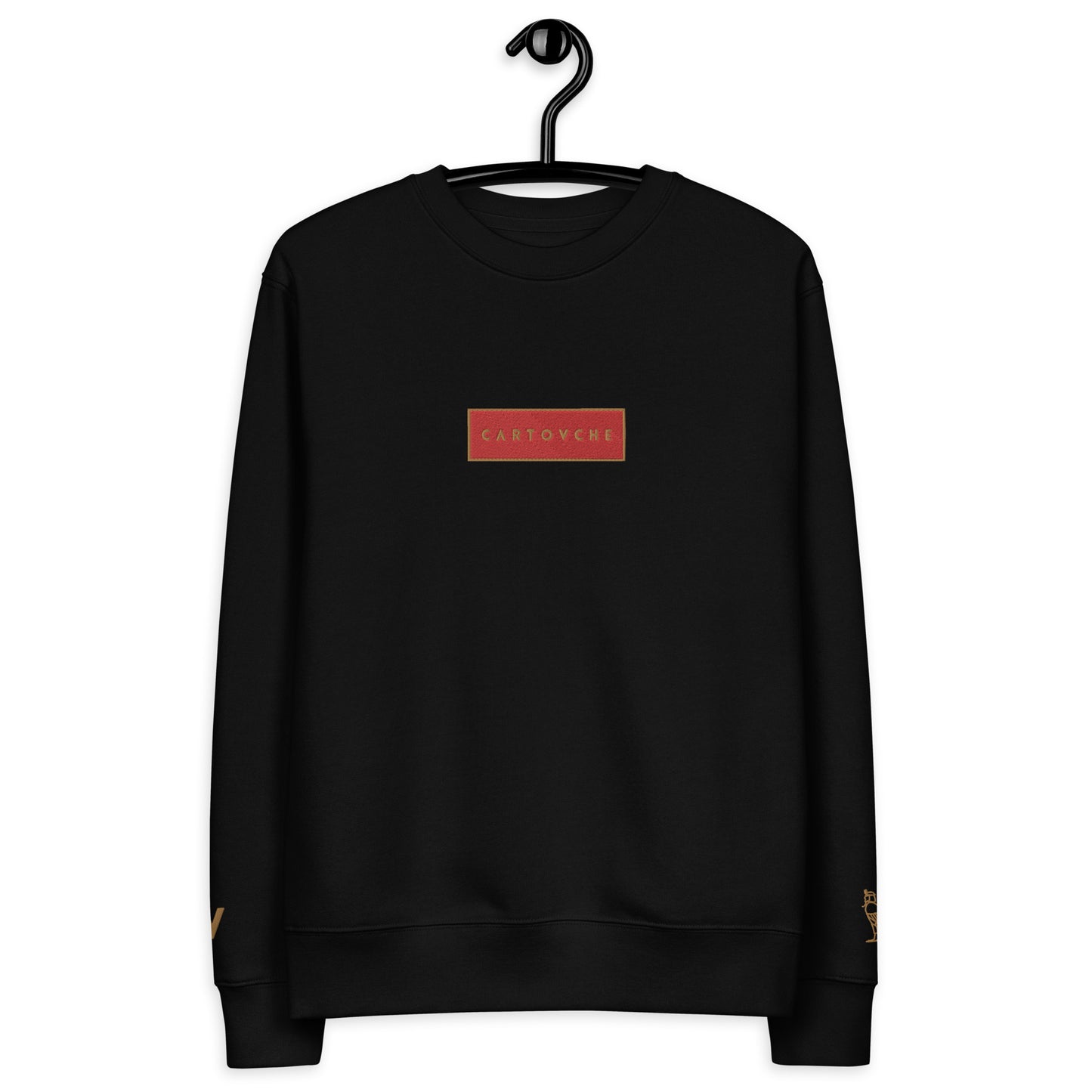 100% Organic Ring-Spun Cotton Sweatshirt | Embroidered Red Label