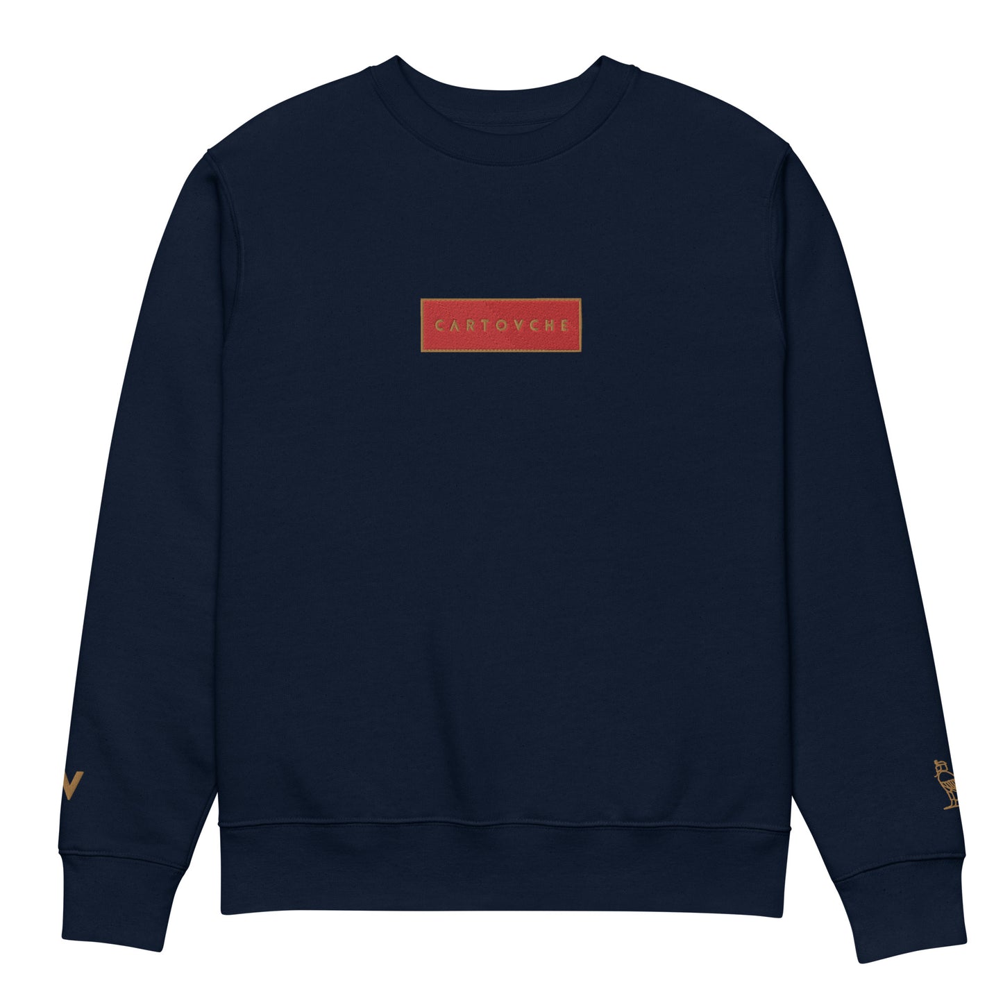 100% Organic Ring-Spun Cotton Sweatshirt | Embroidered Red Label