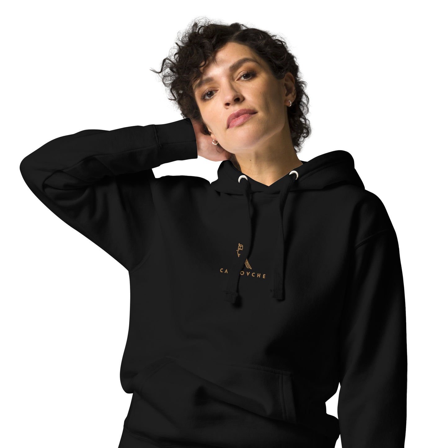 Women's Embroidered Cotton Hoodie