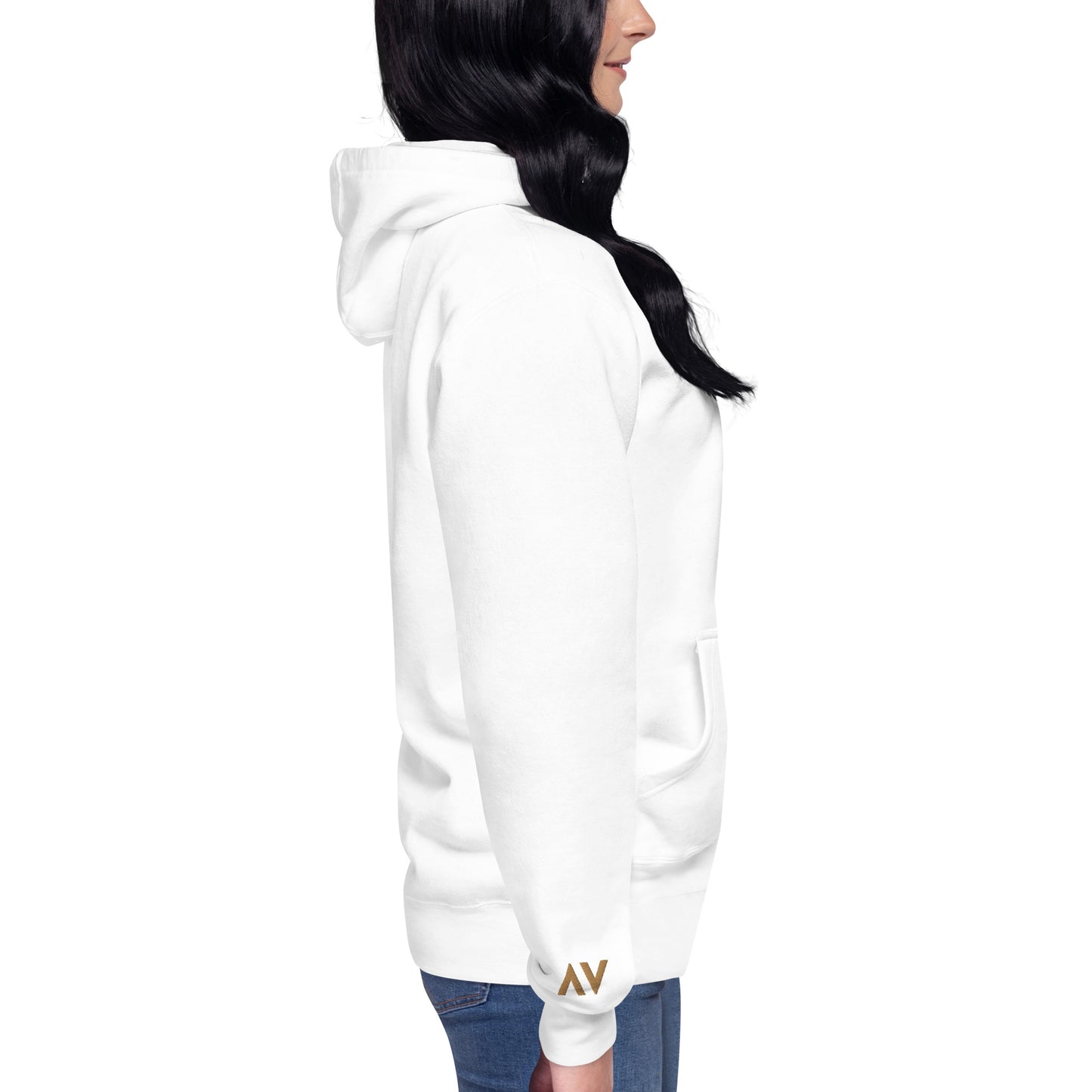 Women's Embroidered Cotton Hoodie