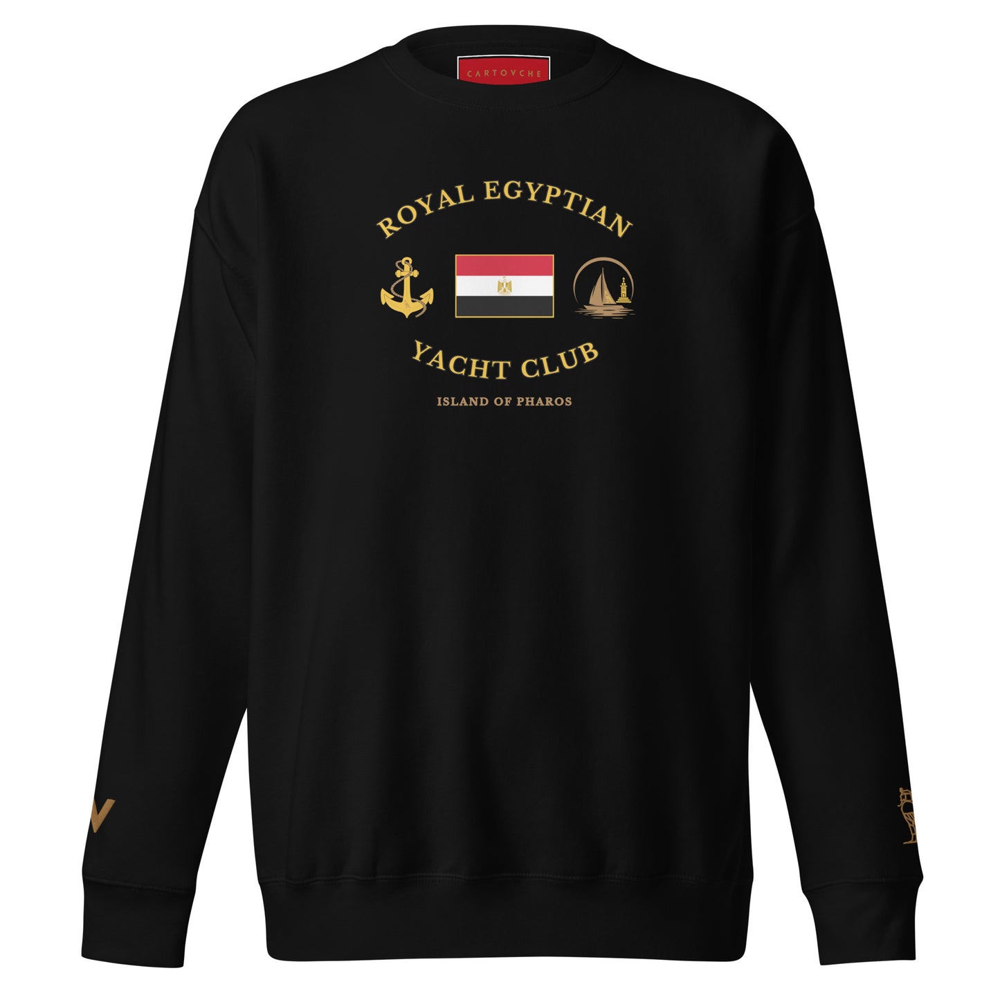 'Royal Egyptian Yacht Club' Sweatshirt (Flag Logo - Print)