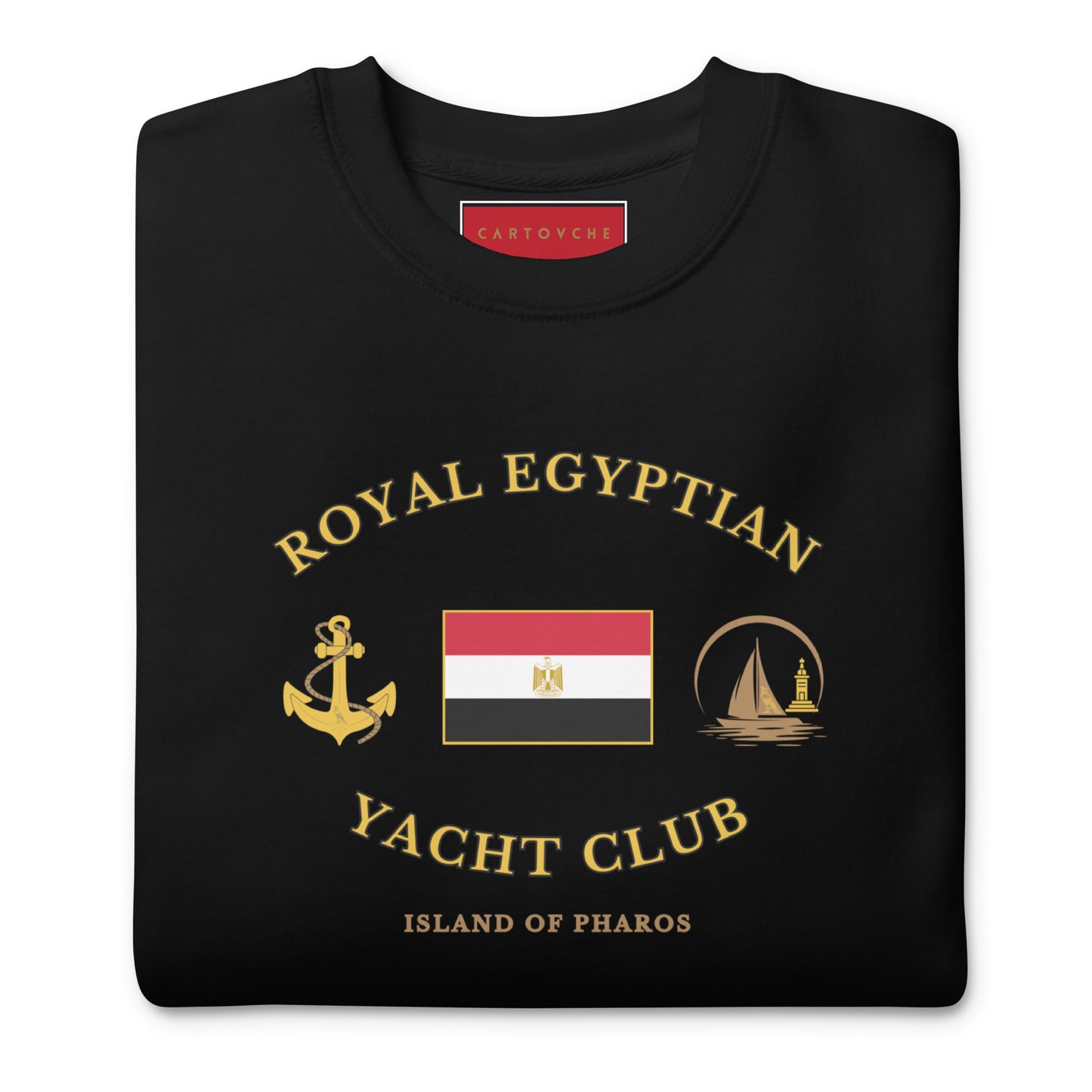 'Royal Egyptian Yacht Club' Sweatshirt (Flag Logo - Print)