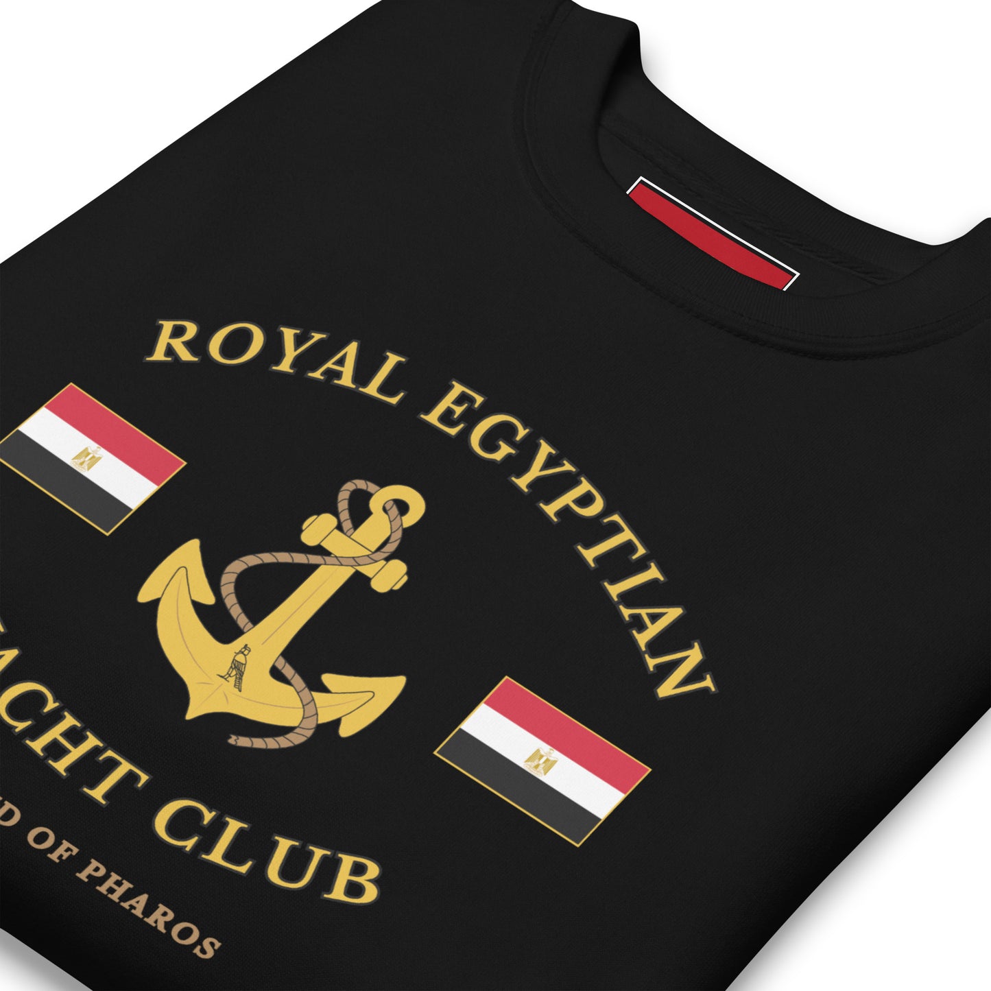 'Royal Egyptian Yacht Club' Sweatshirt (Anchor Logo - Print)