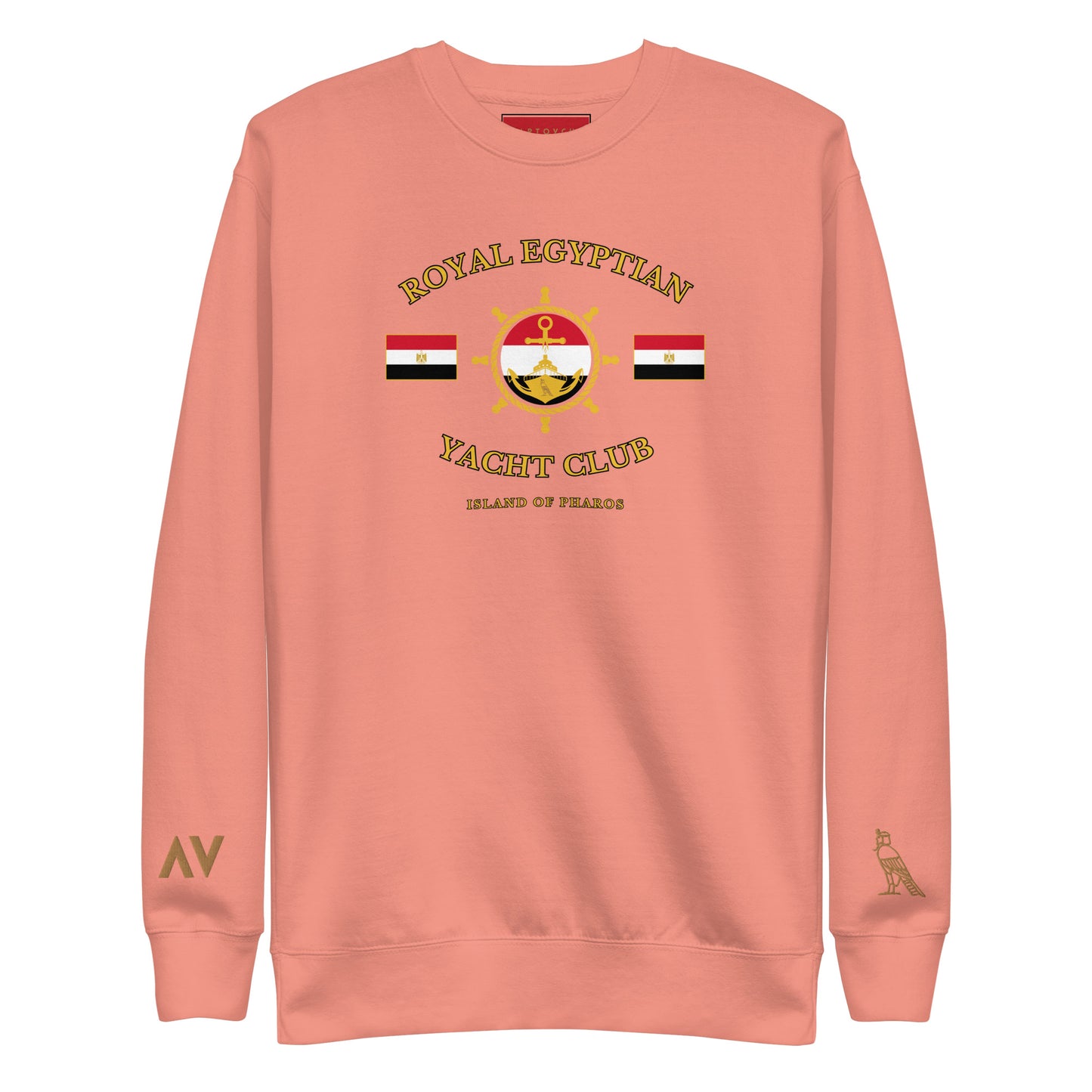 'Royal Egyptian Yacht Club' Sweatshirt (Helm Logo - Print)