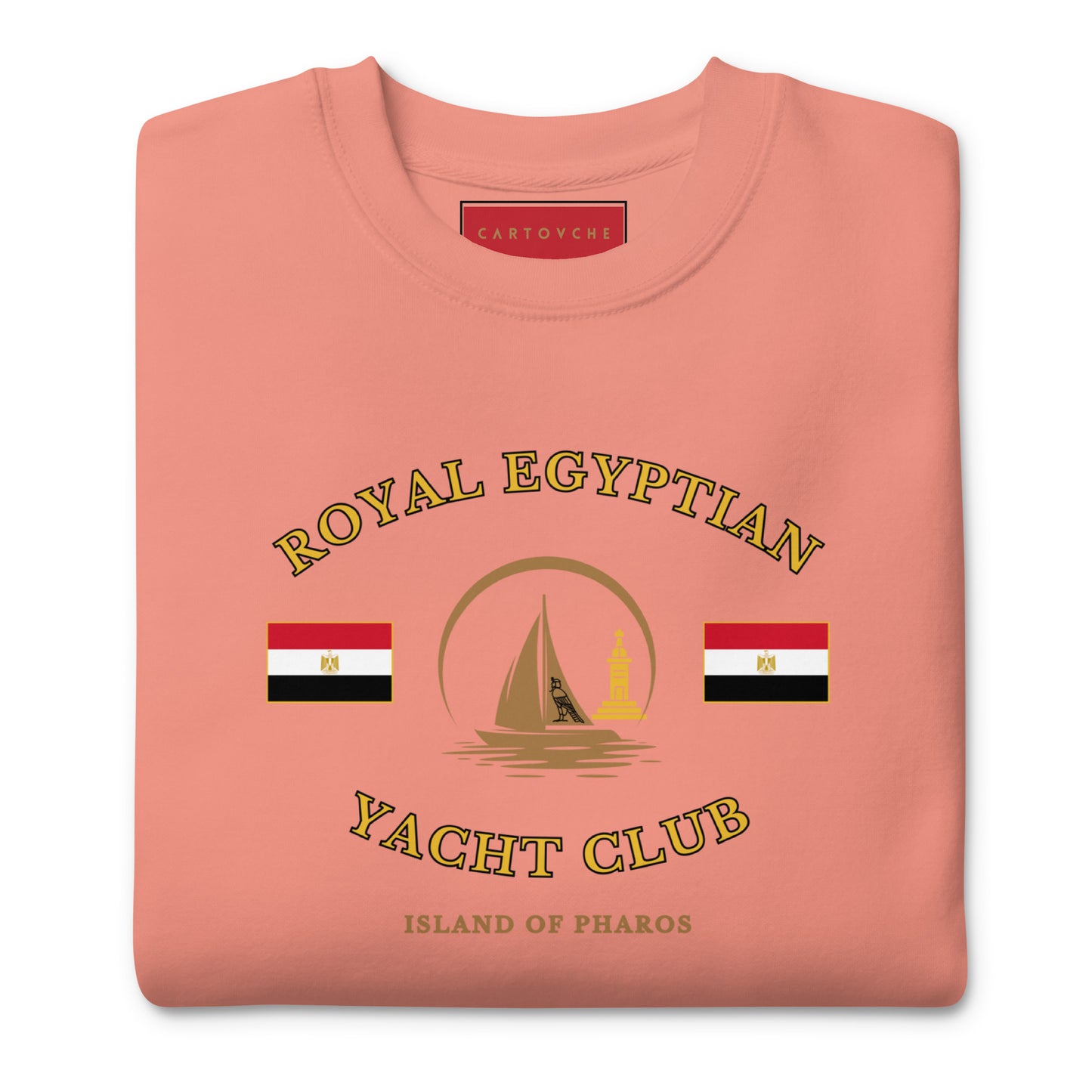 'Royal Egyptian Yacht Club' Sweatshirt (Sail Logo - Print)