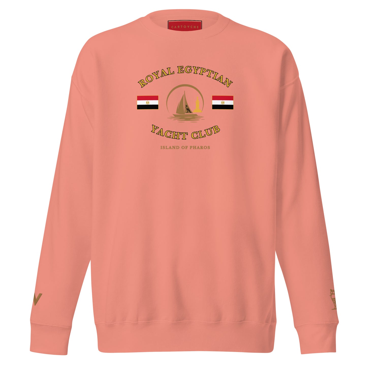 'Royal Egyptian Yacht Club' Sweatshirt (Sail Logo - Print)