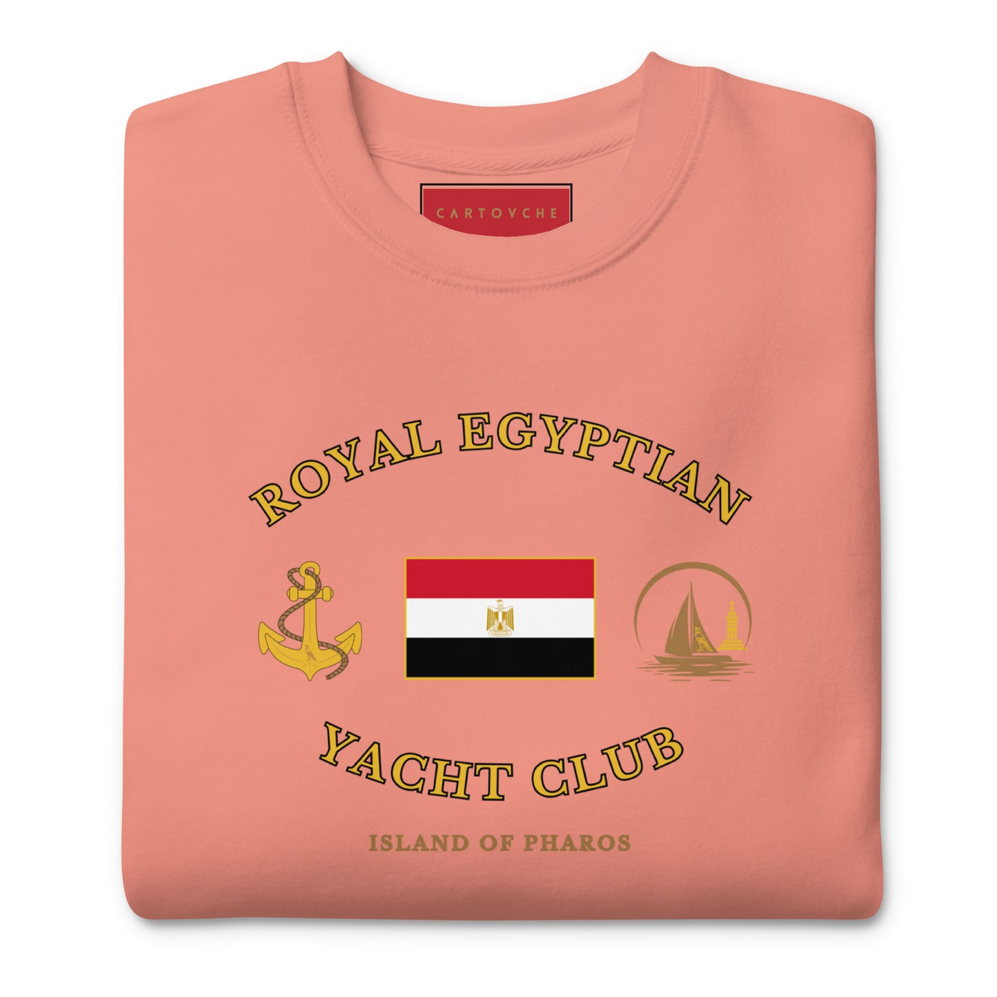 'Royal Egyptian Yacht Club' Sweatshirt (Flag Logo - Print)