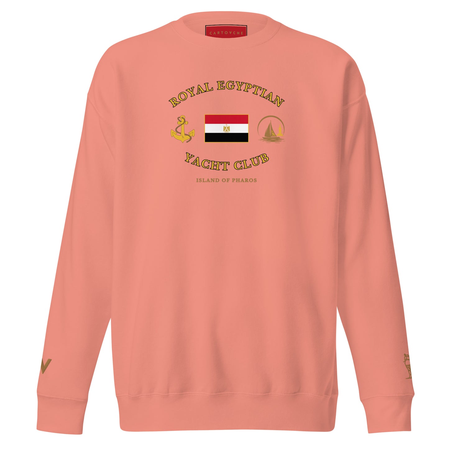 'Royal Egyptian Yacht Club' Sweatshirt (Flag Logo - Print)