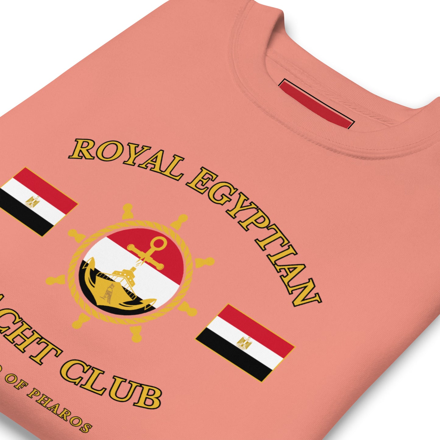 'Royal Egyptian Yacht Club' Sweatshirt (Helm Logo - Print)