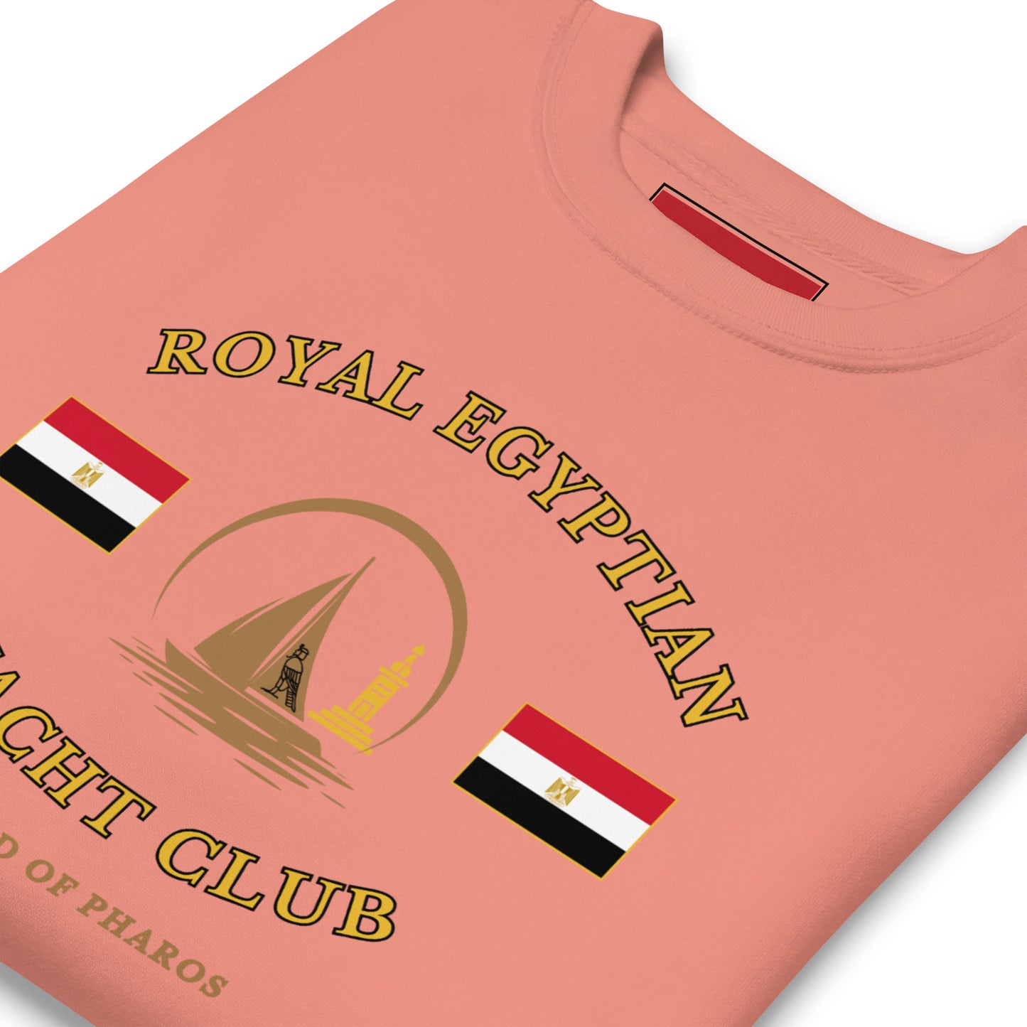 'Royal Egyptian Yacht Club' Sweatshirt (Sail Logo - Print)