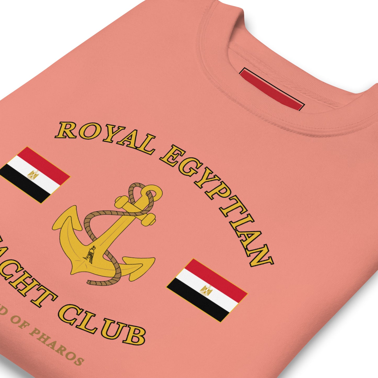 'Royal Egyptian Yacht Club' Sweatshirt (Anchor Logo - Print)