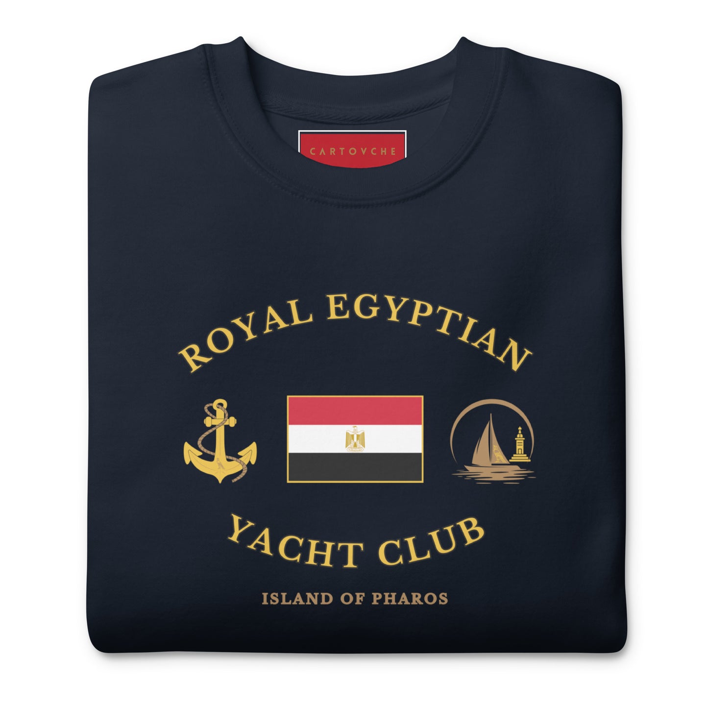 'Royal Egyptian Yacht Club' Sweatshirt (Flag Logo - Print)