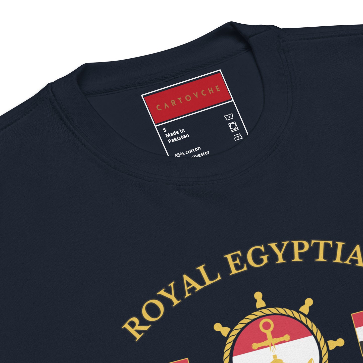 'Royal Egyptian Yacht Club' Sweatshirt (Helm Logo - Print)