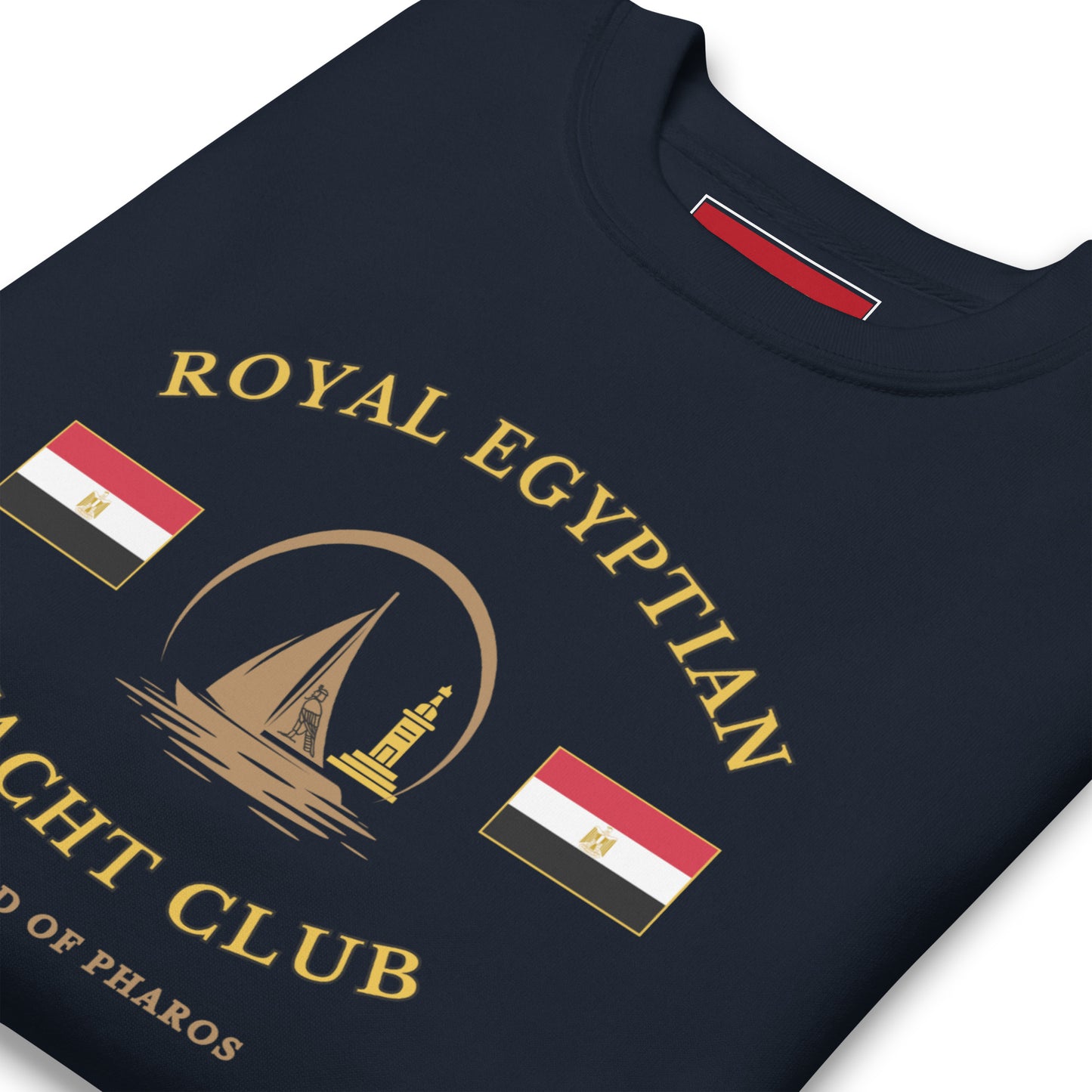 'Royal Egyptian Yacht Club' Sweatshirt (Sail Logo - Print)