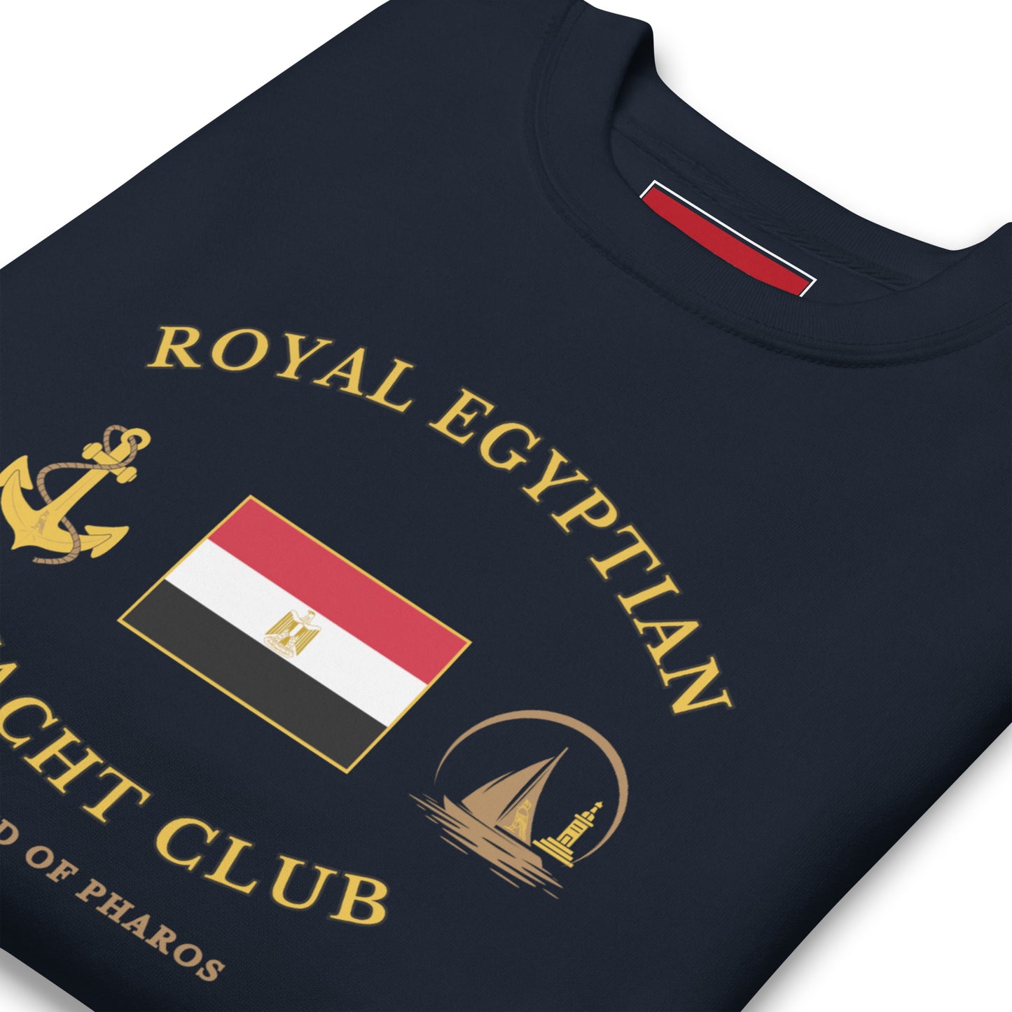 'Royal Egyptian Yacht Club' Sweatshirt (Flag Logo - Print)