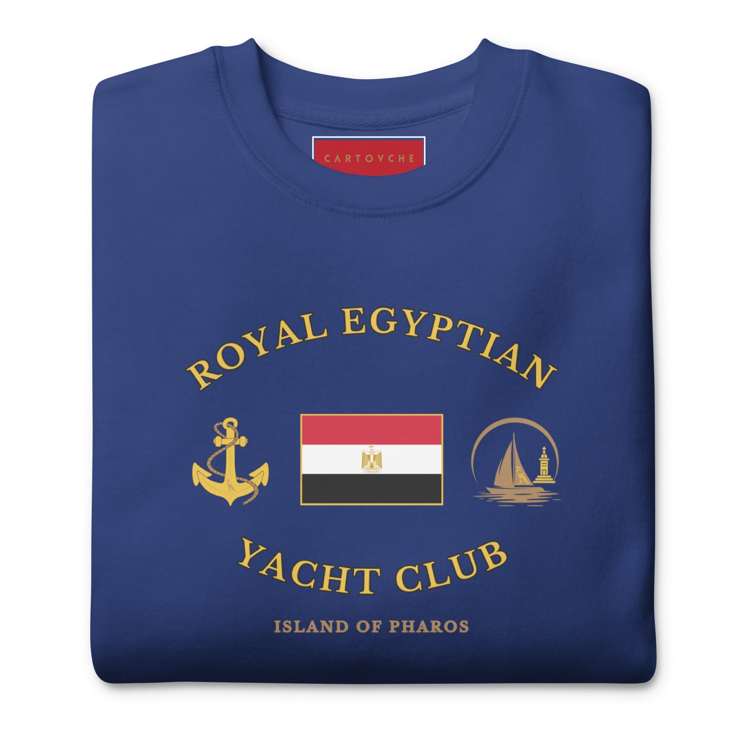 'Royal Egyptian Yacht Club' Sweatshirt (Flag Logo - Print)