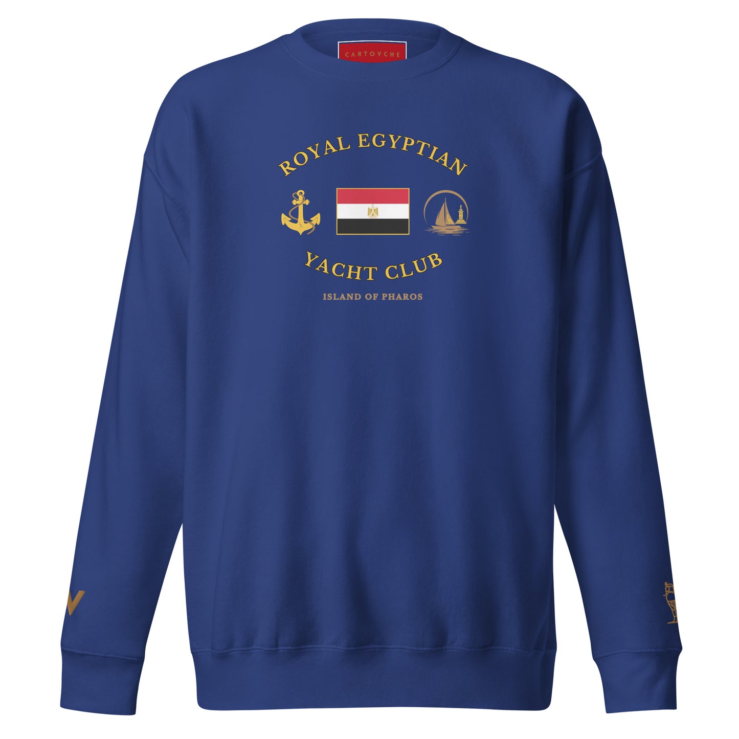 'Royal Egyptian Yacht Club' Sweatshirt (Flag Logo - Print)