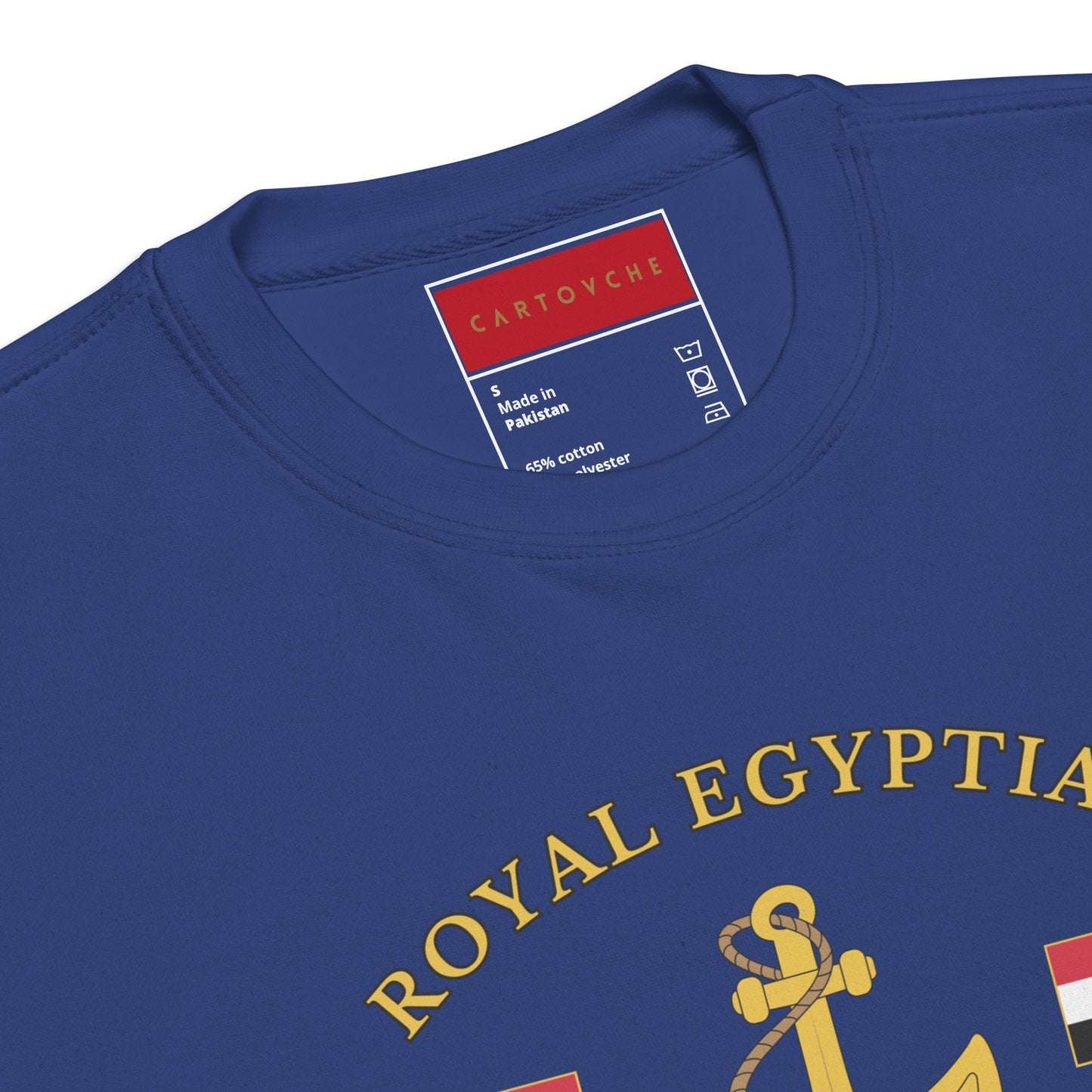 'Royal Egyptian Yacht Club' Sweatshirt (Anchor Logo - Print)