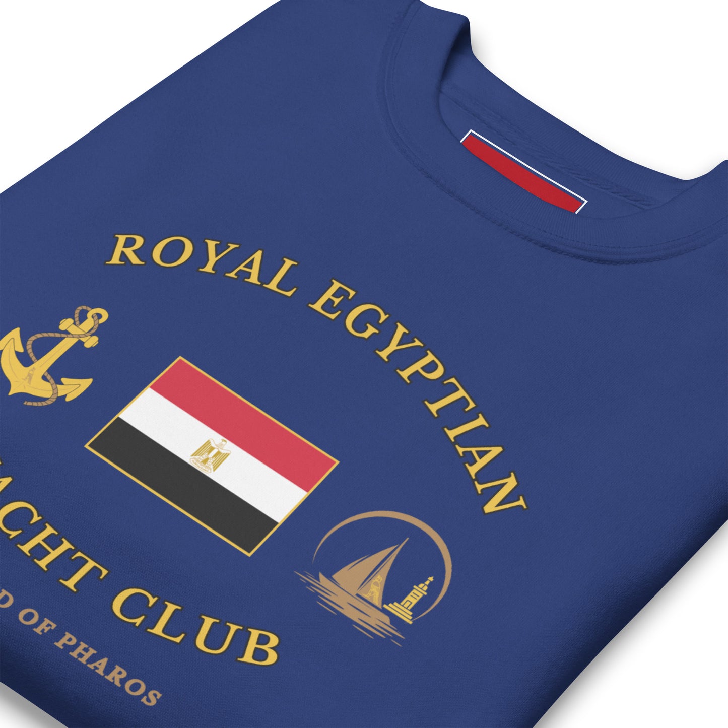 'Royal Egyptian Yacht Club' Sweatshirt (Flag Logo - Print)