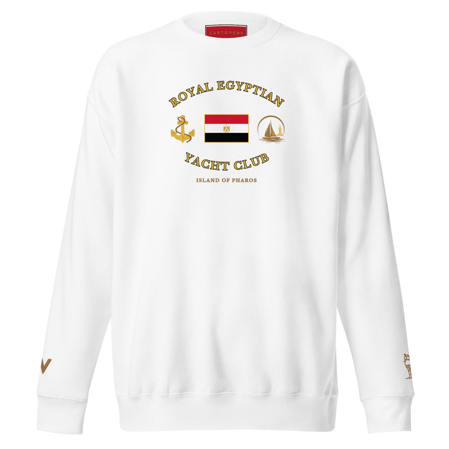 'Royal Egyptian Yacht Club' Sweatshirt (Flag Logo - Print)