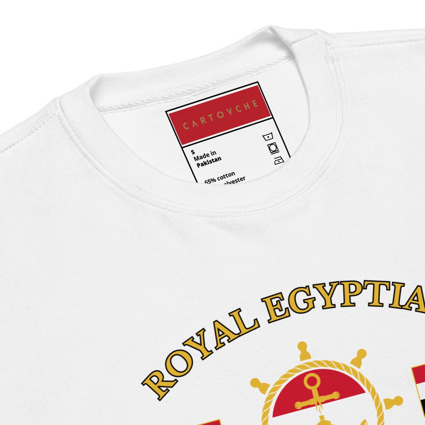 'Royal Egyptian Yacht Club' Sweatshirt (Helm Logo - Print)