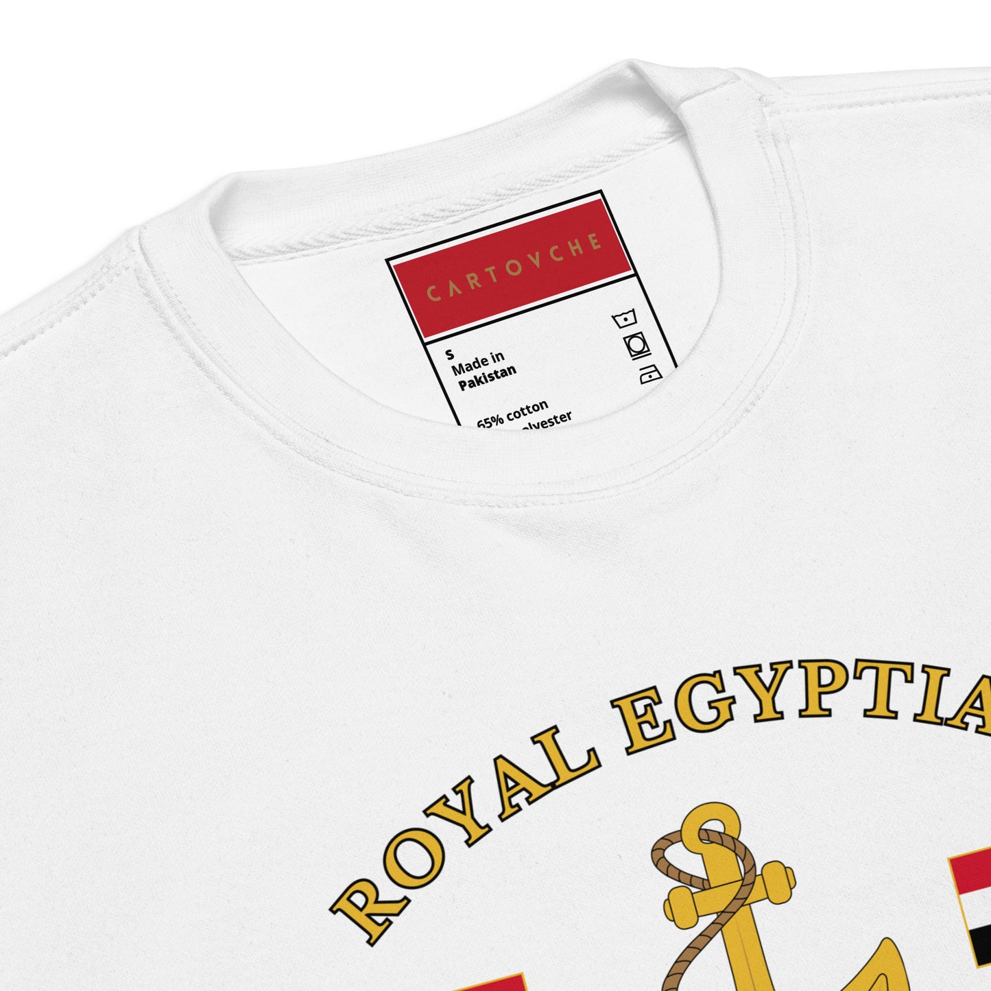 'Royal Egyptian Yacht Club' Sweatshirt (Anchor Logo - Print)