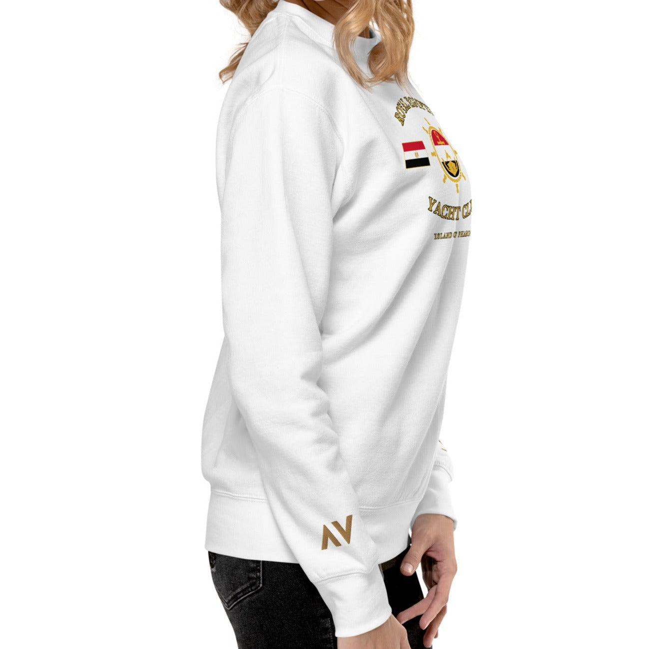 'Royal Egyptian Yacht Club' Sweatshirt (Helm Logo - Print)