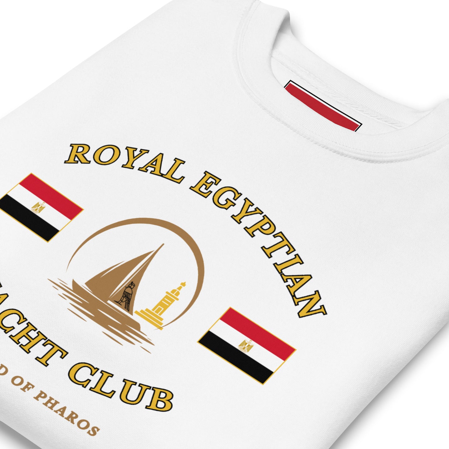 'Royal Egyptian Yacht Club' Sweatshirt (Sail Logo - Print)