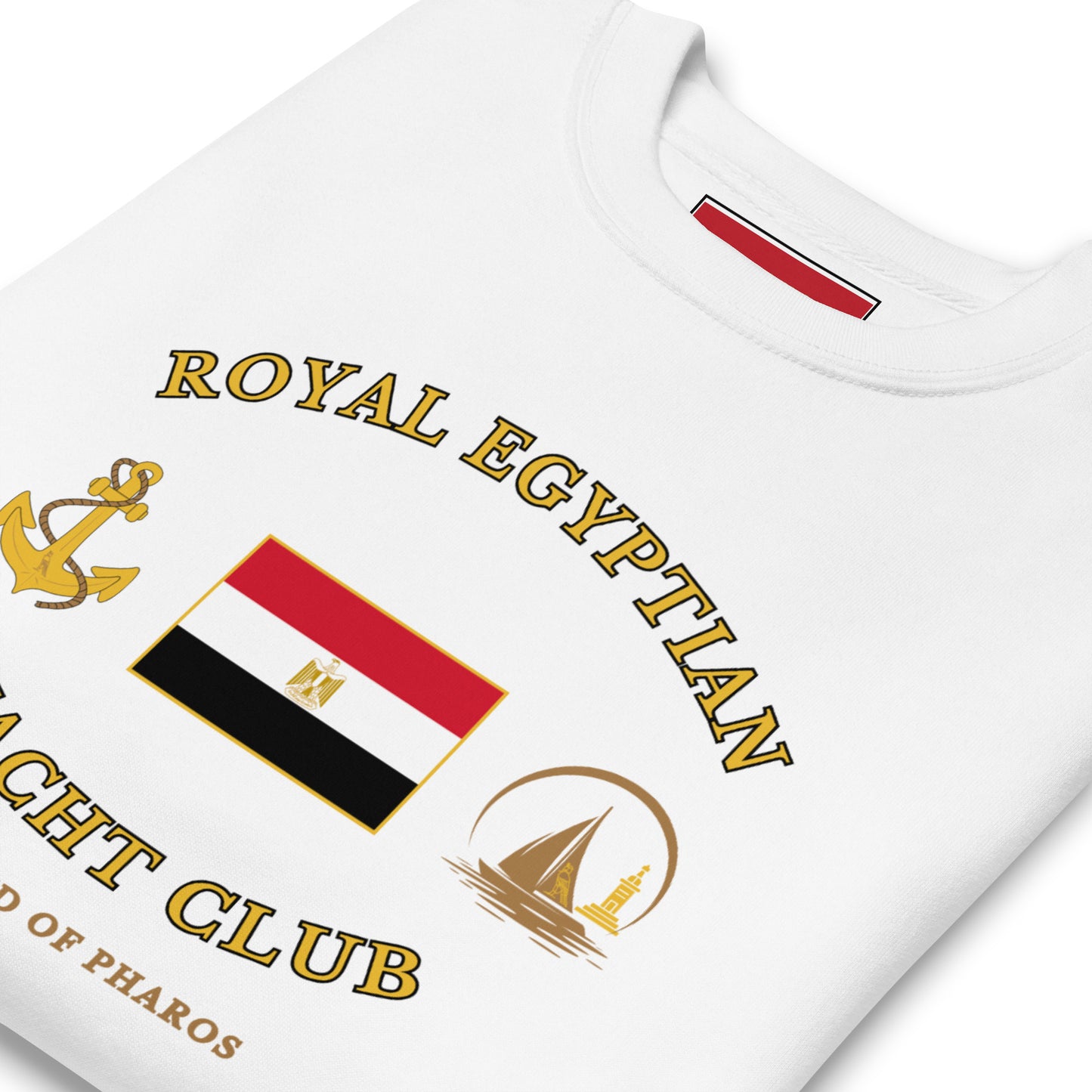 'Royal Egyptian Yacht Club' Sweatshirt (Flag Logo - Print)